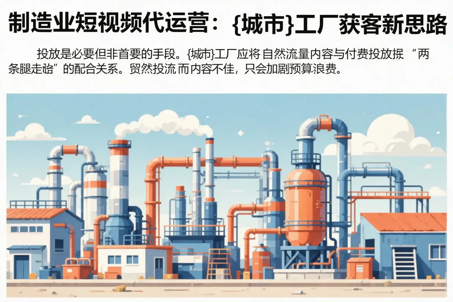 制造业短视频代运营:泸水工厂获客新思路